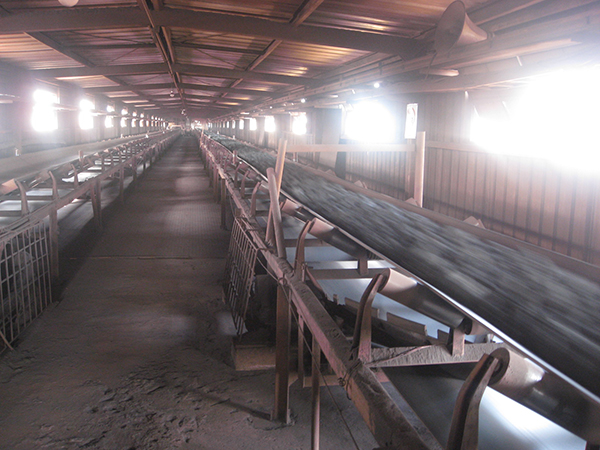 我公司皮帶機的運作